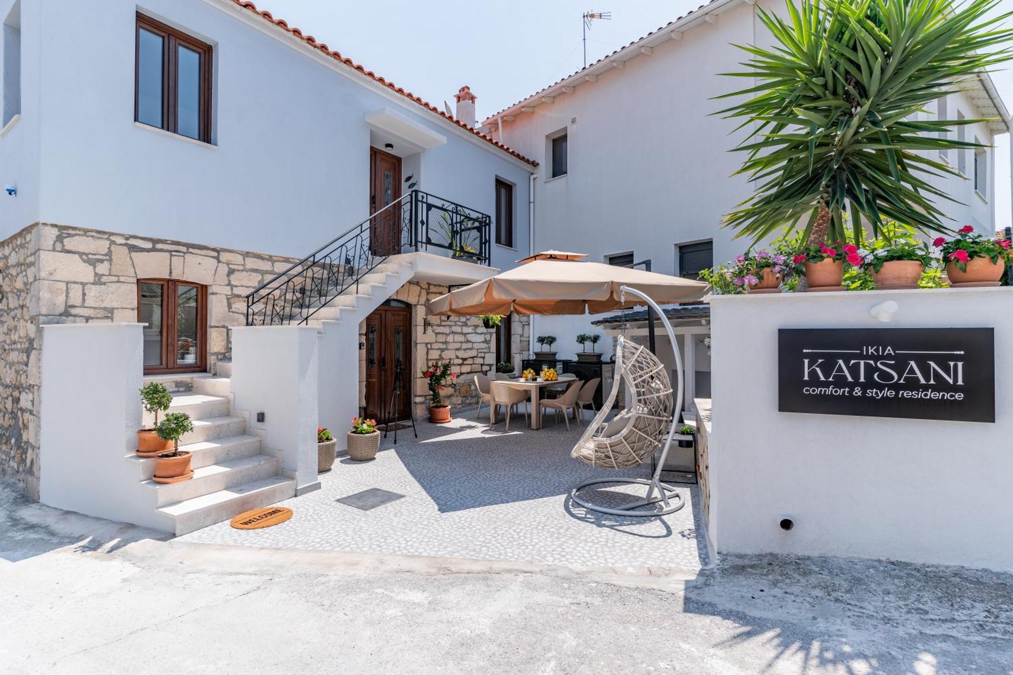 Villa Ikia Katsani Áfitos Exterior foto